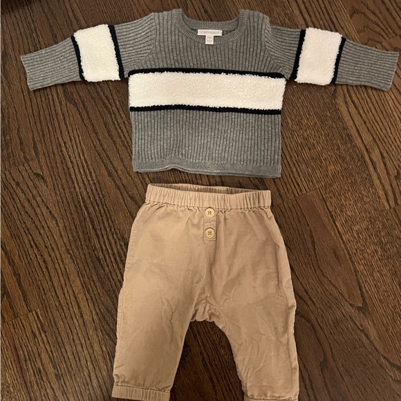 miniclasix Other - Miniclasix Boys' Sweater & Corduroy Pants Set - Baby